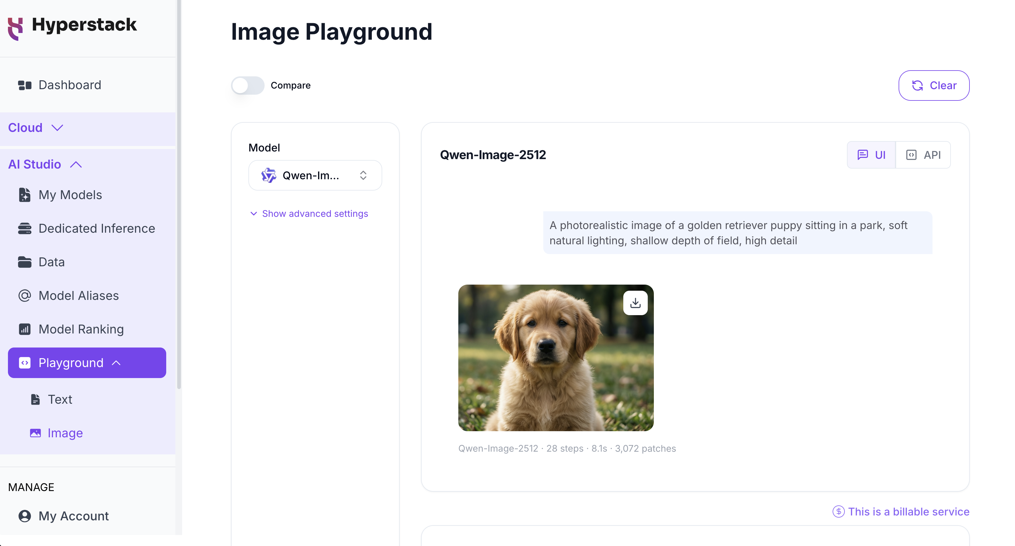 Image Playground - Output