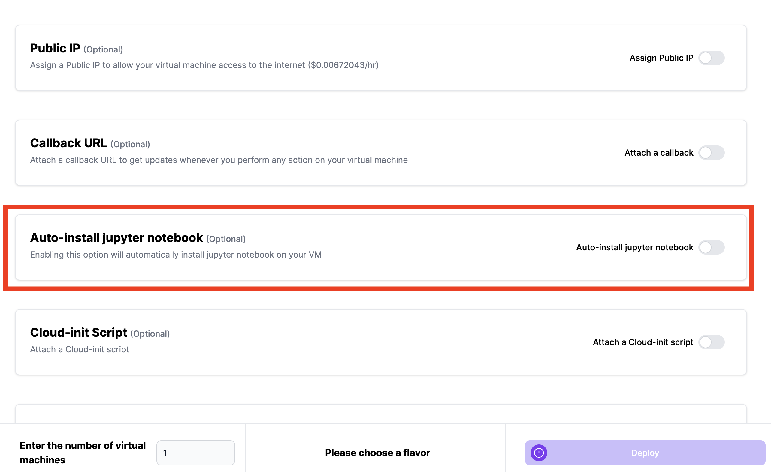 Jupyter Hyperstack UI