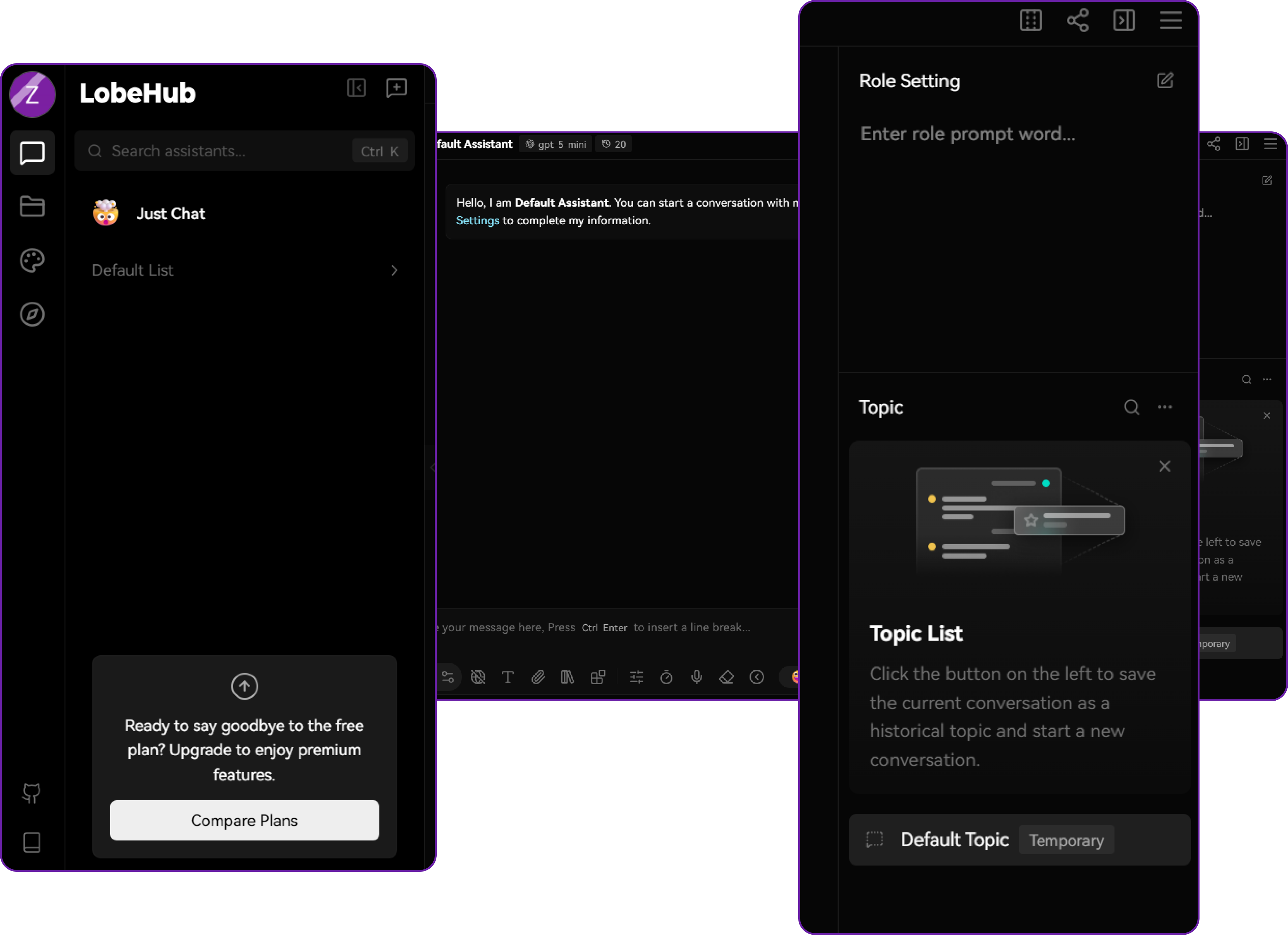 LobeChat UI