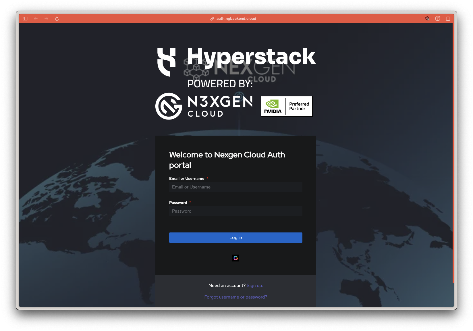 Login Page