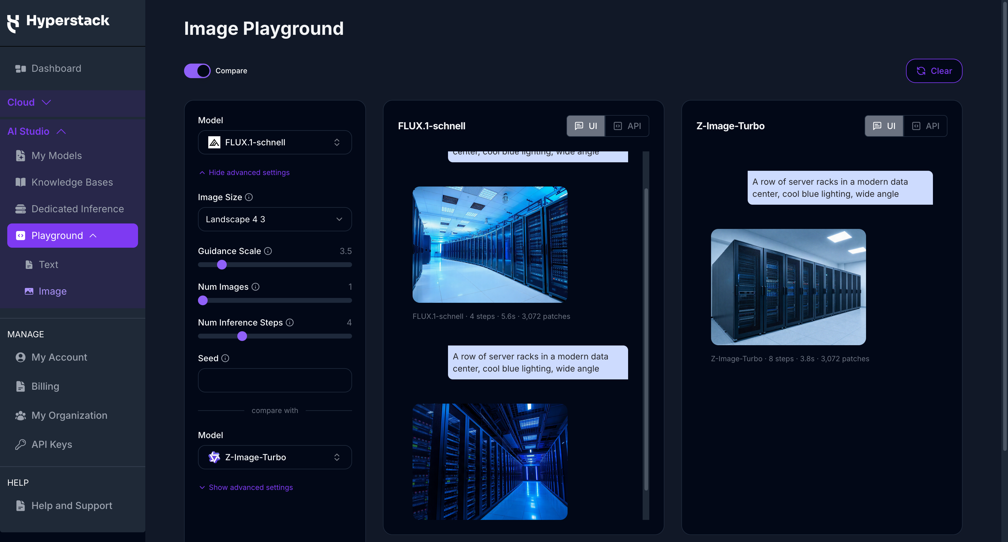 Image Playground - Compare
