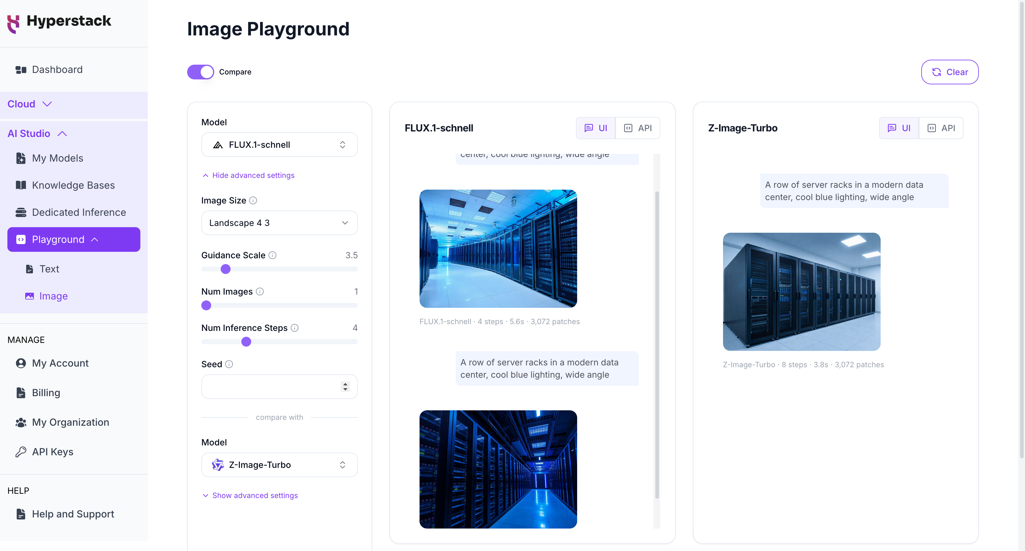 Image Playground - Compare